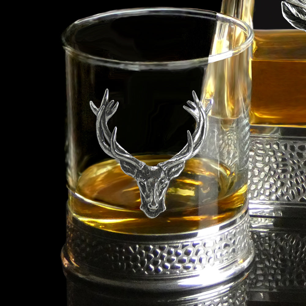 Regal Stag 11oz Whiskey or Rum Double Glass Tumbler