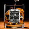 40th Birthday or Anniversary Gift 1986 Vintage Years Pewter Whisky Glass Tumbler