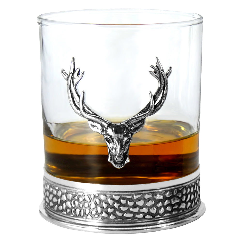Regal Stag 11oz Whiskey or Rum Double Glass Tumbler