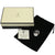 6oz Pewter Hip Flask with Hinged Captive Top & Genuine Black Leather Pouch