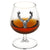 Brandy Glass With Pewter Stag