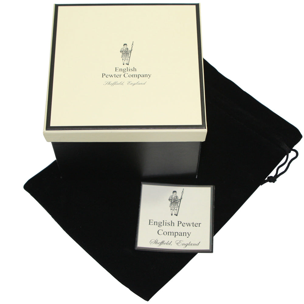 The Glencairn Whisky Mixer Glass with Pewter Monogram Initial 350ml