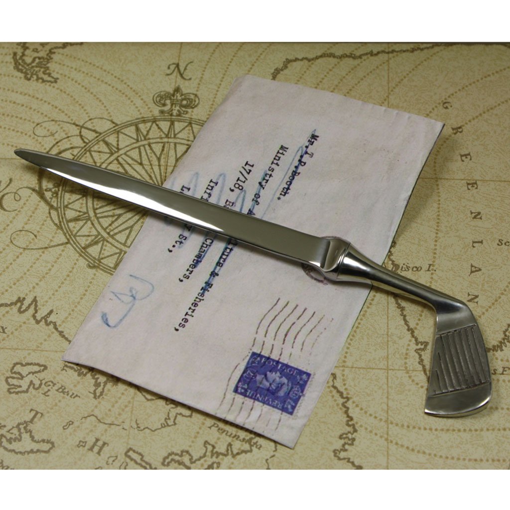 Golf Club Handle Pewter Letter Opener