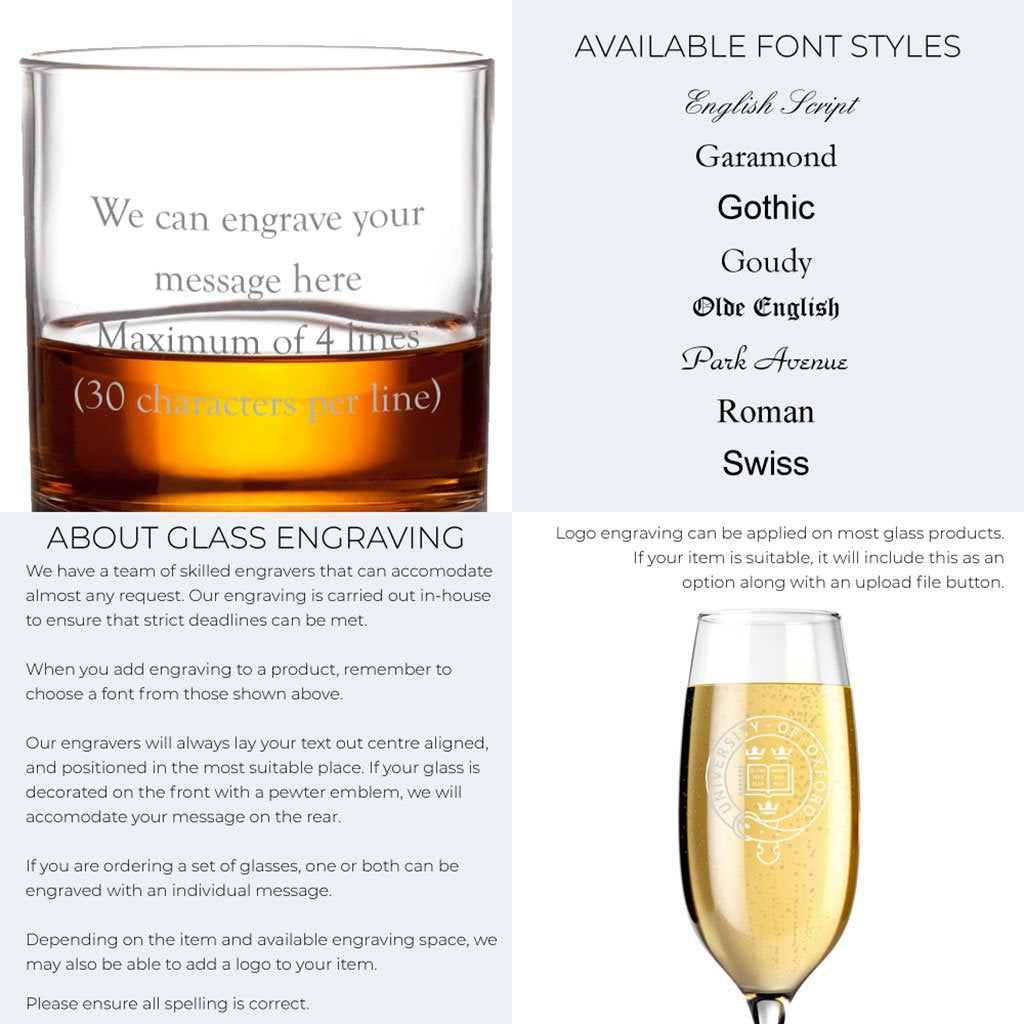 11oz Golf Pewter Whisky Glass Tumbler