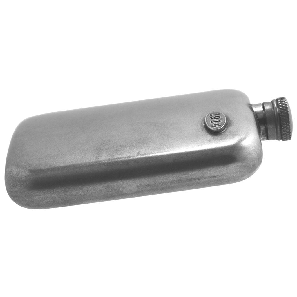 1914 Vintage 6oz Pewter Hip Flask