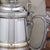 1 Pint Extra Heavy Pewter Beer Mug Tankard with Intricate Lion Handle & Lid